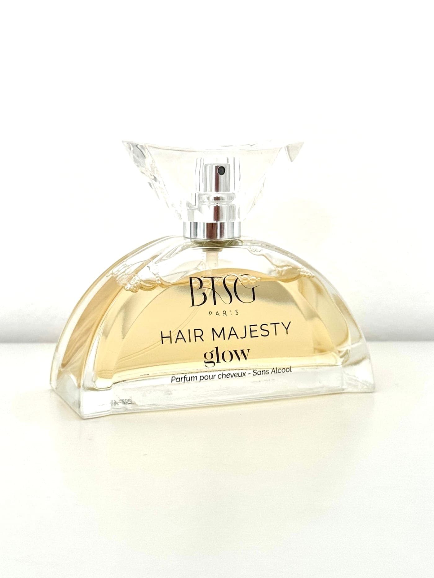 Brume parfumée pour cheveux Hair Majesty glow de BTSG Paris